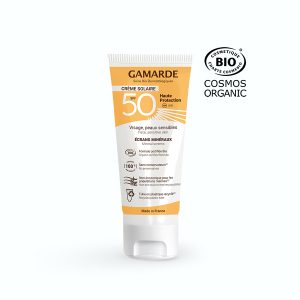 کرم ضد آفتاب صورت SPF50-  برند GAMARDE فرانسه محافظت بسیار بالا برای پوست‌های حساس